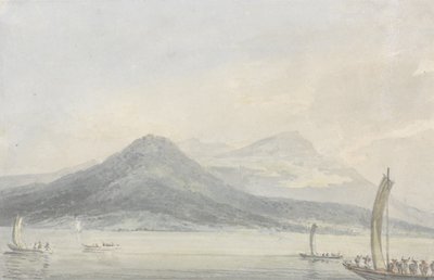 Lago Maggiore vanaf Isola Borromena, c.1795 door Joseph Mallord William Turner